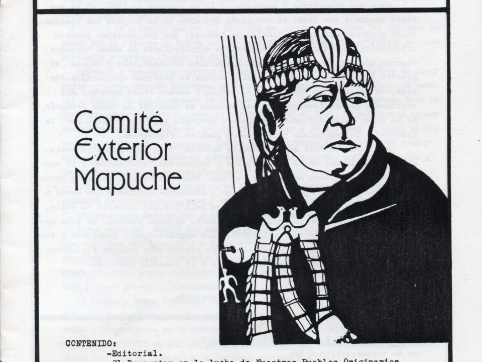 Revista Toki Caupolican 1989 Comité Exterior Mapuche