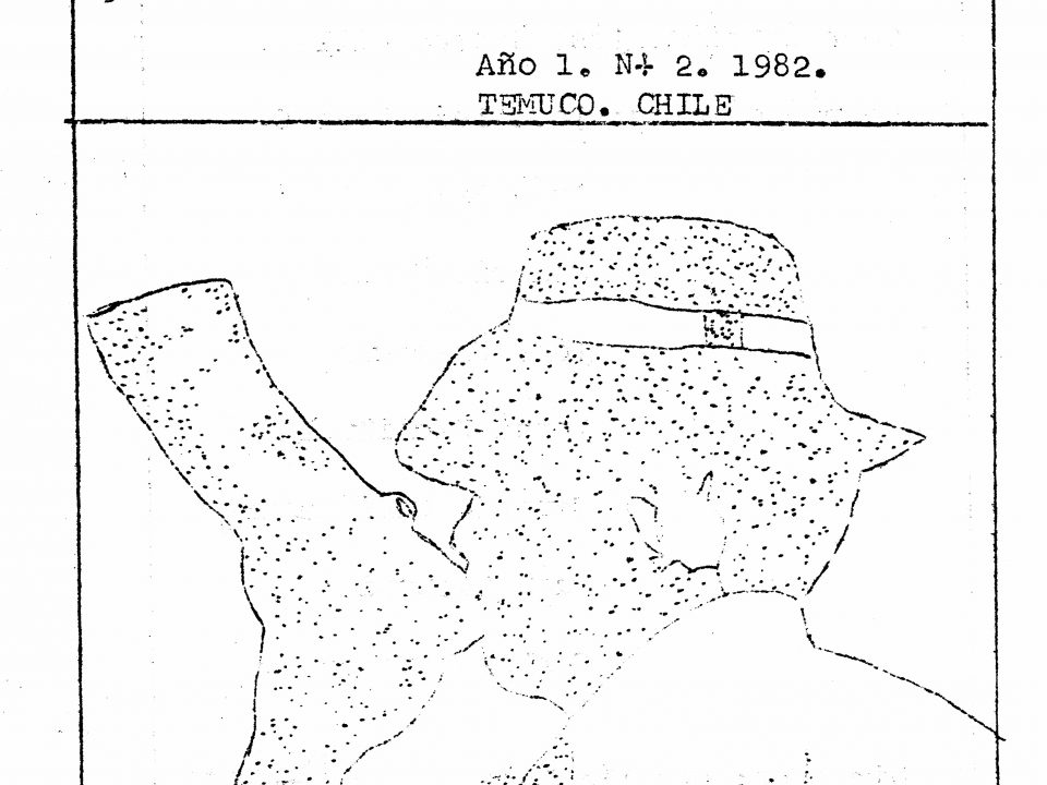 Portada Boletín Aukinko de Admapu 1982